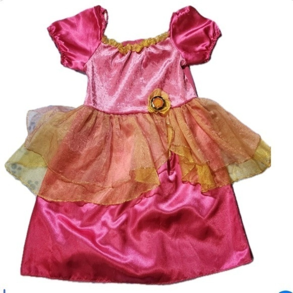 Barbie Costume Pink and Gold Kids Princess Costume Barbie dress size 4-6x